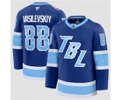 Men's Tampa Bay Lightning #88 Andrei Vasilevskiy Blue 2026 Stadium Series Stitched Jersey