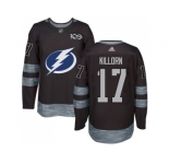 Tampa Bay Lightning #17 Alex Killorn Black 1917-2017 100th Anniversary Stitched NHL Jersey