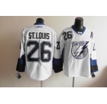 nhl jerseys tampa bay lightning #26 st.louis white