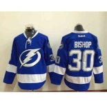 nhl jerseys tampa bay lightning #30 bishop blue