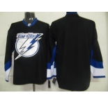 nhl jerseys tampa bay lightning blank black jersey