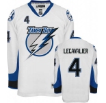 nhl tampa bay lightning #4 vincent lecavalier white jersey