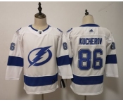 Lightning #86 Nikita Kucherov White Women Adidas Jersey