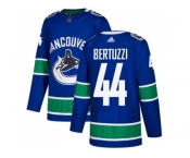Adidas Vancouver Canucks #44 Todd Bertuzzi Blue Home Authentic Stitched NHL Jersey