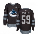 Adidas Vancouver Canucks #59 Tim Schaller Authentic Black 1917-2017 100th Anniversary NHL Jersey