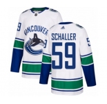 Adidas Vancouver Canucks #59 Tim Schaller Authentic White Away NHL Jersey