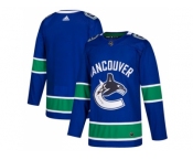 Men Adidas Vancouver Canucks Blank Blue Home Authentic Stitched NHL Jersey