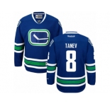 Men's Reebok Vancouver Canucks #8 Christopher Tanev Authentic Royal Blue Third NHL Jersey