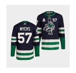 Men's Vancouver Canucks #57 Tyler Myers Navy 2022 Reverse Retro Stitched Jersey