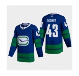 Men's Vancouver Canucks #88 Adam Gaudette 2020-21 Authentic Player Alternate Stitched Hockey Jersey Blue