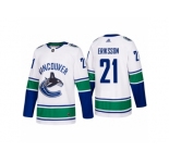Men's adidas Vancouver Canucks #21 Loui Eriksson 2017-2018 Season Away Jersey