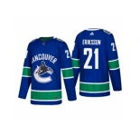 Men's adidas Vancouver Canucks #21 Loui Eriksson 2017-2018 Season Home Jersey