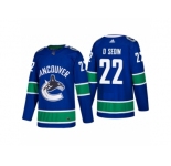 Men's adidas Vancouver Canucks #22 Daniel Sedin 2017-2018 Season Home Jersey