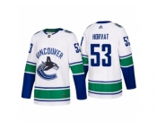 Men's adidas Vancouver Canucks #53 Bo Horvat 2017-2018 Season Away Jersey