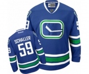 Reebok Vancouver Canucks #59 Tim Schaller Premier Royal Blue Third NHL Jersey