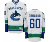 Reebok Vancouver Canucks #60 Markus Granlund Authentic White Away NHL Jersey