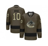 Vancouver Canucks #10 Pavel Bure Green Salute to Service Stitched NHL Jersey