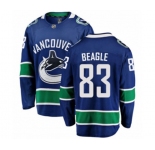 Vancouver Canucks #83 Jay Beagle Fanatics Branded Blue Home Breakaway NHL Jersey
