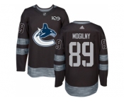 Vancouver Canucks #89 Alexander Mogilny Black 1917-2017 100th Anniversary Stitched NHL Jersey