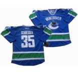 nhl Vancouver Canucks #35 Schneider blue