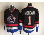 nhl jerseys vancouver canucks #1 mclean black[m&n][mclean]