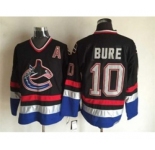 nhl jerseys vancouver canucks #10 pavel bure black[m&n][patch A]