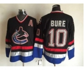 nhl jerseys vancouver canucks #10 pavel bure black[m&n][patch A]