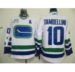 nhl jerseys vancouver canucks #10 tambellini blue (40th)