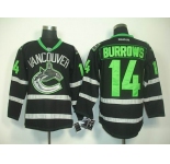 nhl jerseys vancouver canucks #14 burrows black