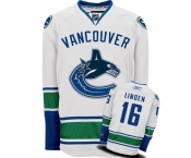 nhl jerseys vancouver canucks #16 linden white