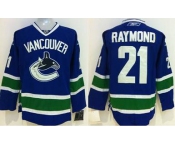 nhl jerseys vancouver canucks #21 raymdnd blue