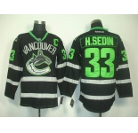 nhl jerseys vancouver canucks #33 h.sedin black