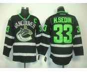 nhl jerseys vancouver canucks #33 h.sedin black