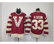 nhl jerseys vancouver canucks #33 h.sedin red