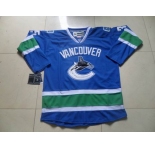 nhl jerseys vancouver canucks #35 schneider blue