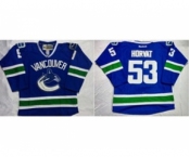 nhl jerseys vancouver canucks #53 bo horvat blue