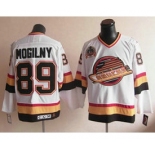 nhl jerseys vancouver canucks #89 mogilny white[ccm]