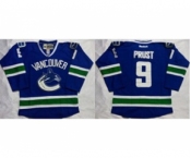 nhl jerseys vancouver canucks #9 brandon prust blue