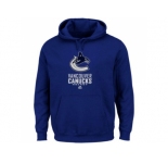 Vancouver Canucks Majestic Blue Critical Victory VIII Fleece Hoodie