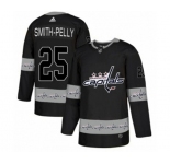 Adidas Washington Capitals #25 Devante Smith-Pelly Authentic Black Team Logo Fashion NHL Jersey