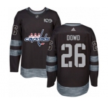 Adidas Washington Capitals #26 Nic Dowd Authentic Black 1917-2017 100th Anniversary NHL Jersey