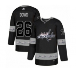 Adidas Washington Capitals #26 Nic Dowd Authentic Black Team Logo Fashion NHL Jersey