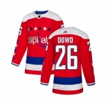 Adidas Washington Capitals #26 Nic Dowd Authentic Red Alternate NHL Jersey