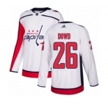 Adidas Washington Capitals #26 Nic Dowd Authentic White Away NHL Jersey