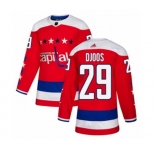 Adidas Washington Capitals #29 Christian Djoos Premier Red Alternate NHL Jersey