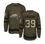 Adidas Washington Capitals #39 Alex Chiasson Authentic Green Salute to Service NHL Jersey