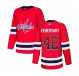 Adidas Washington Capitals #42 Martin Fehervary Authentic Red Drift Fashion NHL Jersey
