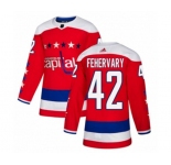 Adidas Washington Capitals #42 Martin Fehervary Premier Red Alternate NHL Jersey