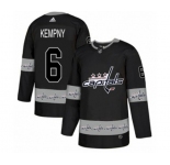 Adidas Washington Capitals #6 Michal Kempny Authentic Black Team Logo Fashion NHL Jersey
