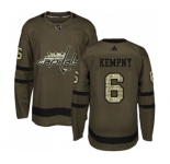 Adidas Washington Capitals #6 Michal Kempny Authentic Green Salute to Service NHL Jersey